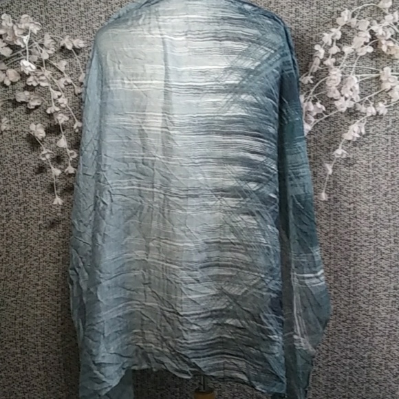 NWOT Glint Scarf Teal 40" Square Nordstrom - Picture 1 of 3